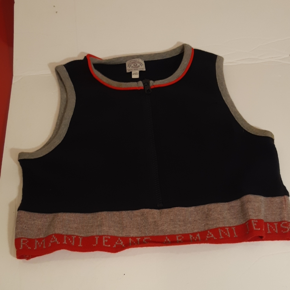 Armani Jean's crop top